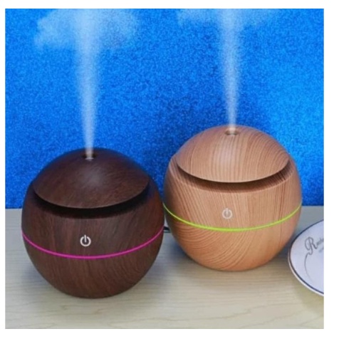 AROMA TERAPI HUMIDIFIER BULAT UDARA PURIFIER AIR DIFFUSER PORTABLE PELEMBAB DAN PENJERNIH UDARA-8