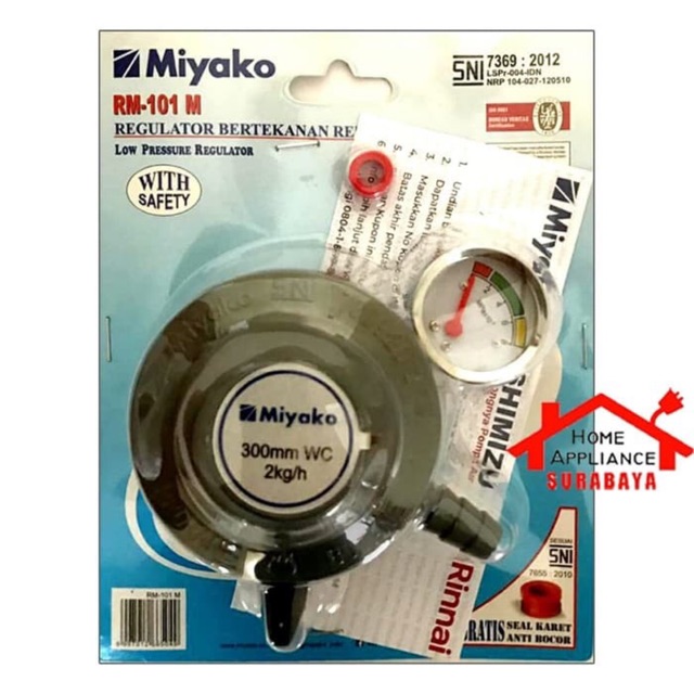 Regulator Meter Miyako RM 101 M / RM101M / RM-101 M