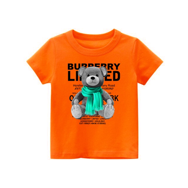 Burberry T-shirt anak Catoon combat Usia 1-8 Tahun