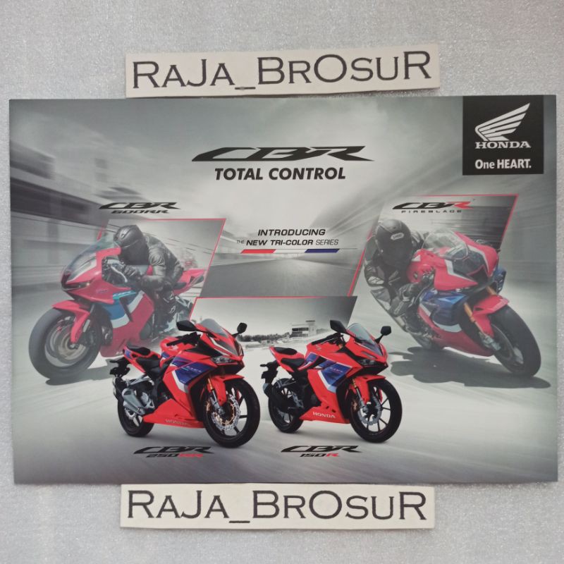 Poster brosur Honda Bigbike CBR total control series