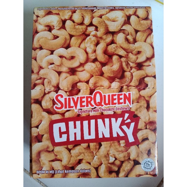 

Silverqueen Chunky 1 Box isi 12 Pcs x 26gr