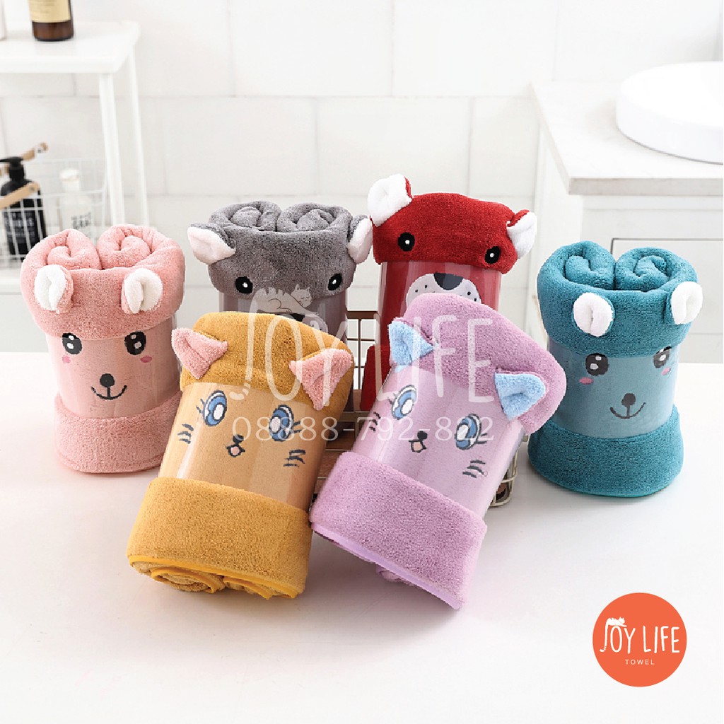 Handuk mandi rabbit3  50cmx100cm / handuk anak / handuk microfiber import ukuran super besar tebal