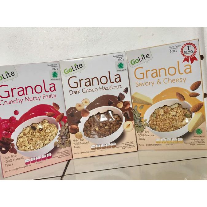 

Hot Produk GOLITE GRANOLA DARK CHOCO HAZELNUT