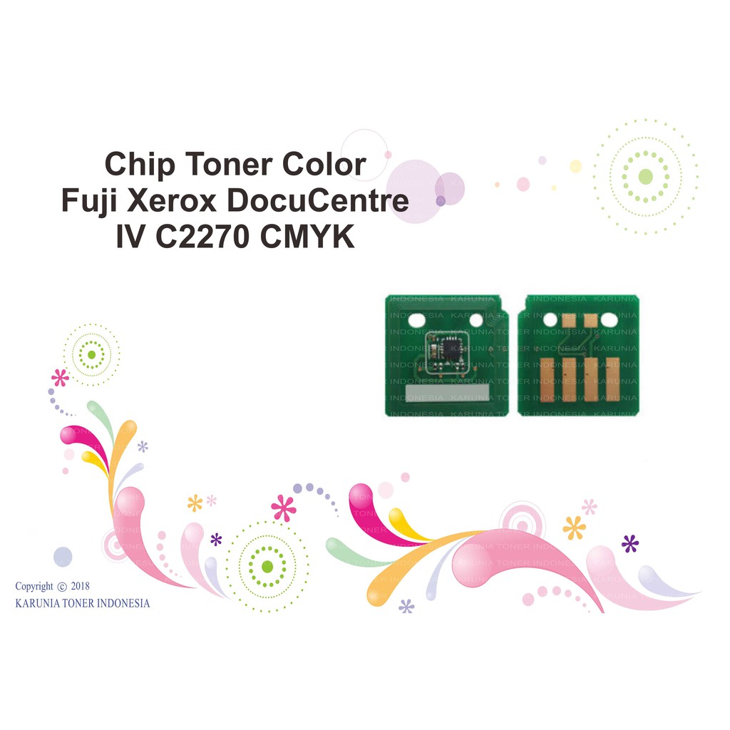 Chip Toner FujiXerox Color Docucentre C5570 C4470 C3370 C2270 2275 3371 3373 3375 4475 5575