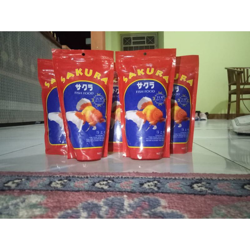 Sakura 100Gram Pelet Berprotein Tinggi Untuk Koi