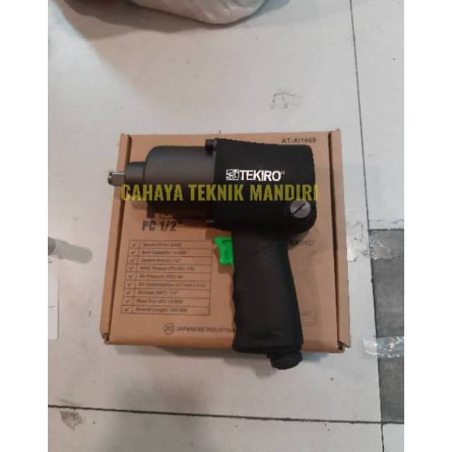 TEKIRO AT-AI1669 Air impact twin hammer 1/2" Dr duty impek pembuka baut tenaga angin