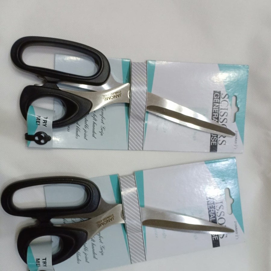

Gunting Kain JANOME Stainless steel gagang Hitam