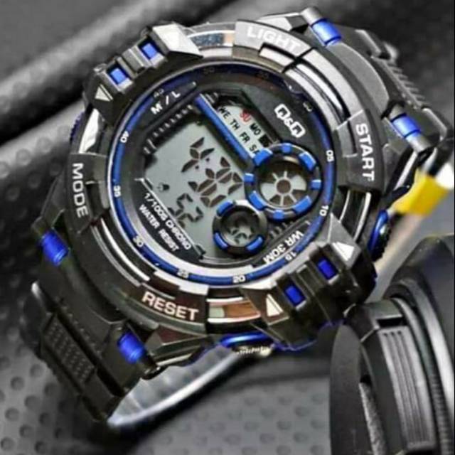 Jam Tangan Q&amp;Q Pria Sport Anti Air Harga Termurah Namun Qualitas Terjamin _Water Resisten fre batari