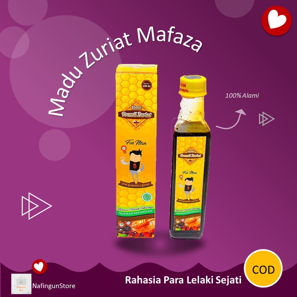 Madu Zuriat / Madu progam hamil / madu zuriat promil Mafaza Pria