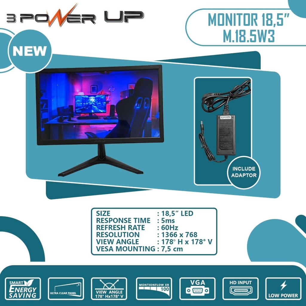 Monitor Led Power Up LED 19 inch