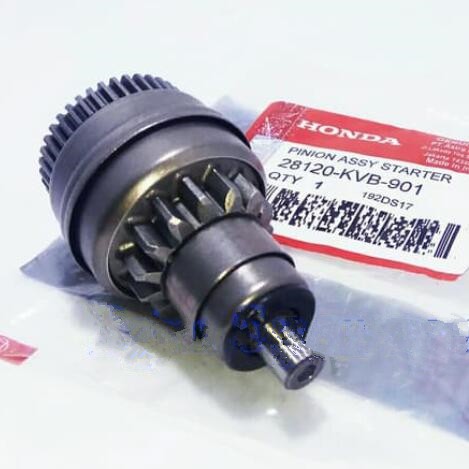 HONDA ORI AHM PINION ASSY STARTER VARIO BEAT SCOOPY SPACY CARB BEAT FI SCOOPY FI SPACY FI VARIO FI 28120-KVB-901