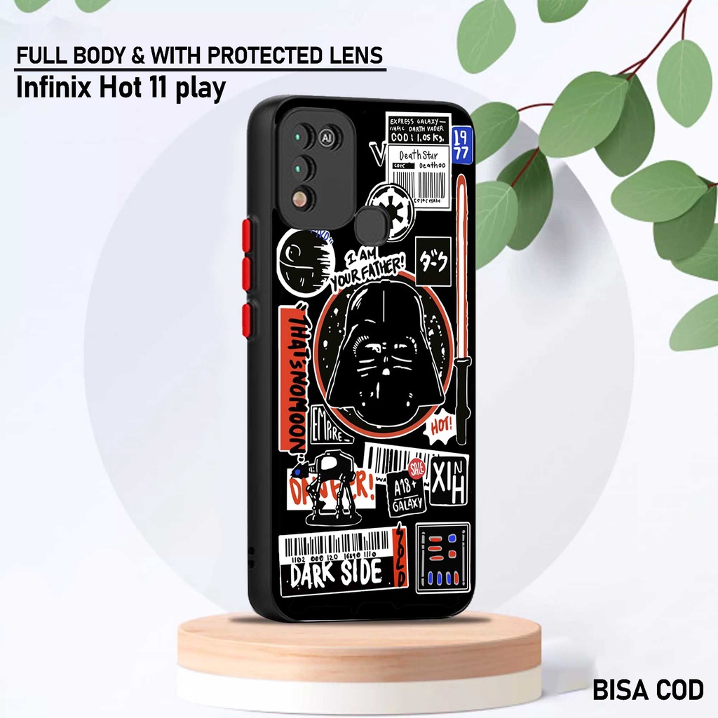 Case Infinix Hot 11 Play - Motif Case [ Starwars ] - Hardcase Infinix Hot 11 Play - Softcase Infinix
