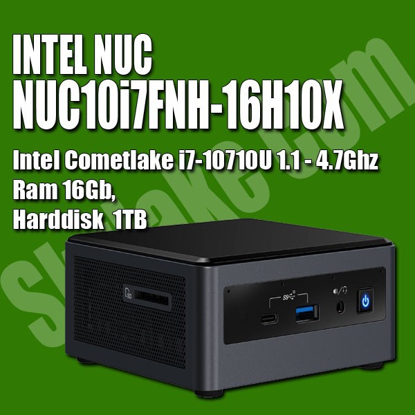 INTEL NUC NUC10i7FNH-16H10X (RAM 16GB HDD 1TB) MINI PC CORE I7