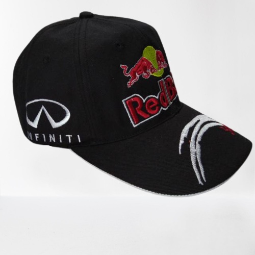 Topi baseball racing Herren Rennhut REDBULL HITAM Model TERBARU