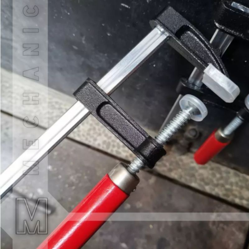 Klem F 5x60 Cm - Catok F 60 cm - Clamp f 50x600 mm Penjepit kayu 60 Cm