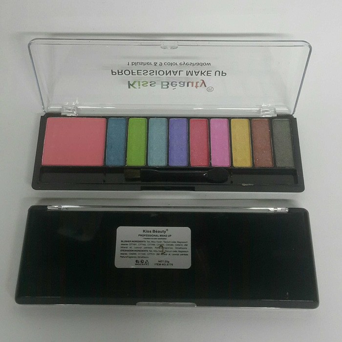 EYESHADOW KISSBEAUTY 1BLUSHER &amp; 9COLOR NO 2