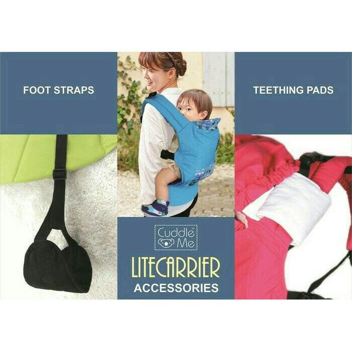 Cuddle Me Teething Pad Dan Foot Straps Untuk Lite Carrier (SPECIAL PRICE BY INBOX)