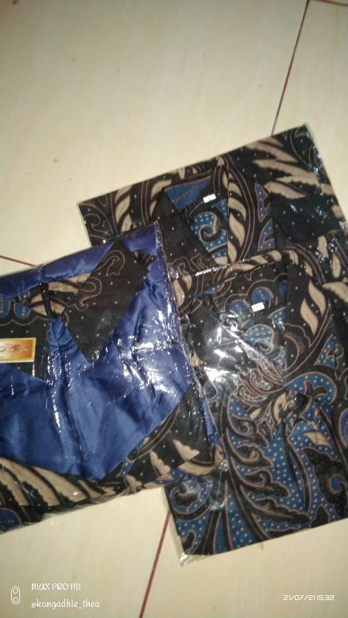 Shopashop Solo Batik Couple Fandita Gamis & Kemeja Pendek