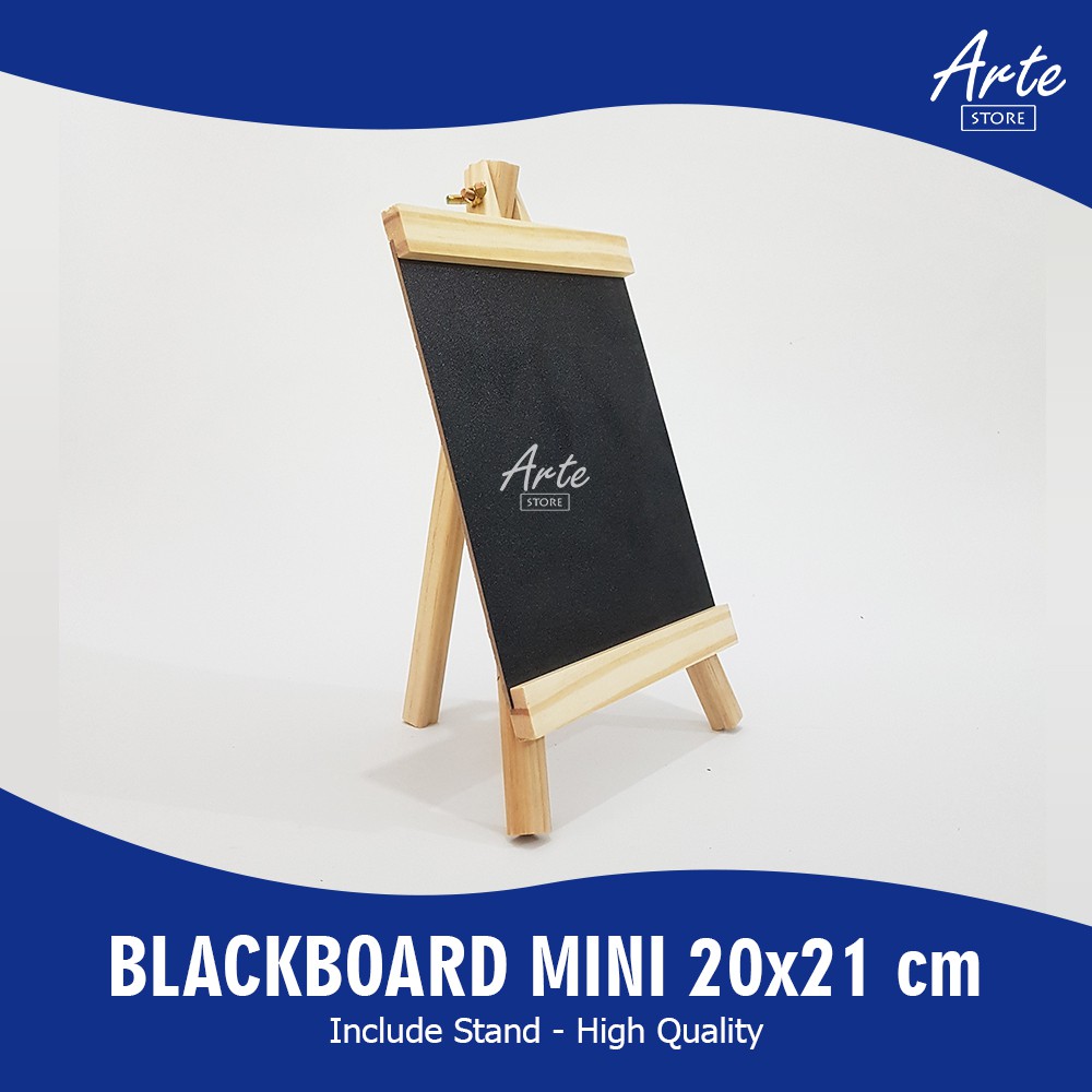 Blackboard Mini - Papan Tulis Hitam Kecil 20x21 cm