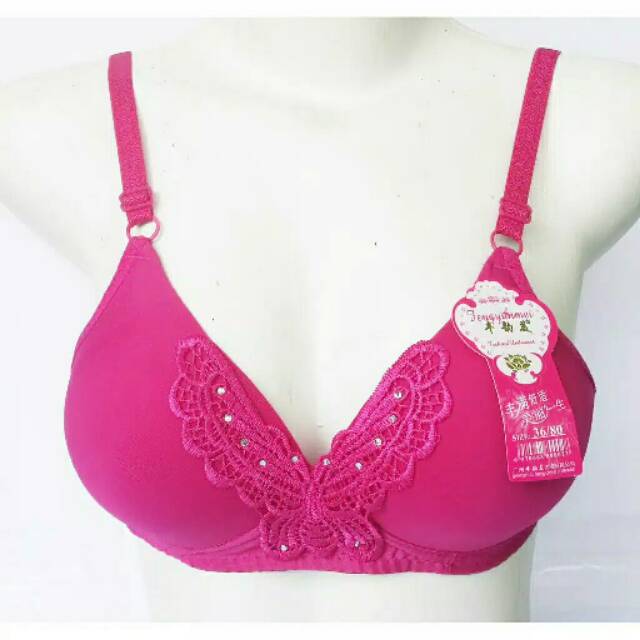PGDA - Bra BH Busa Renda Kupu / Bunga Fengyunmei (Gaixin)/ BH Import Kupu Cantik Lucu