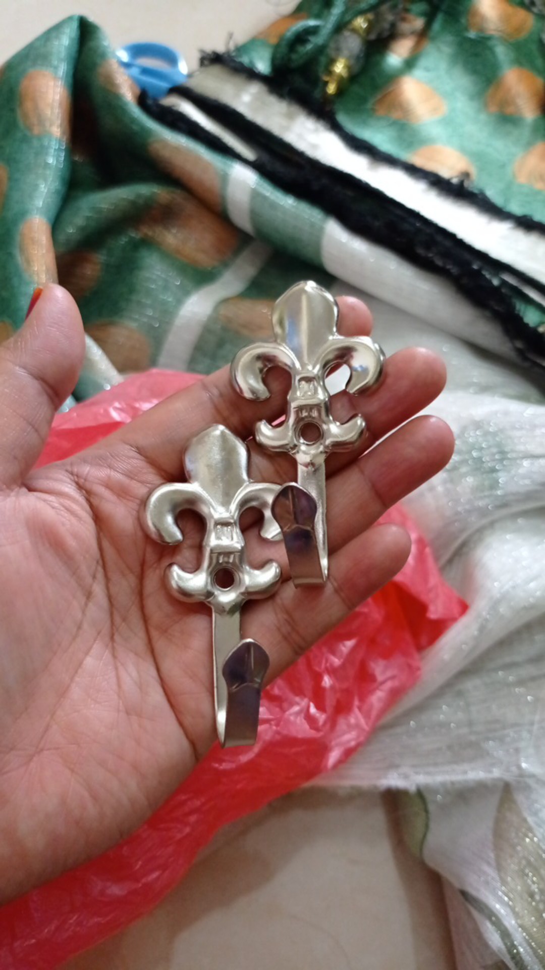 Hook Trisula Cantolan Kait Gordyn Gorden 1 Pasang Medan Jakarta Palembang Surabaya