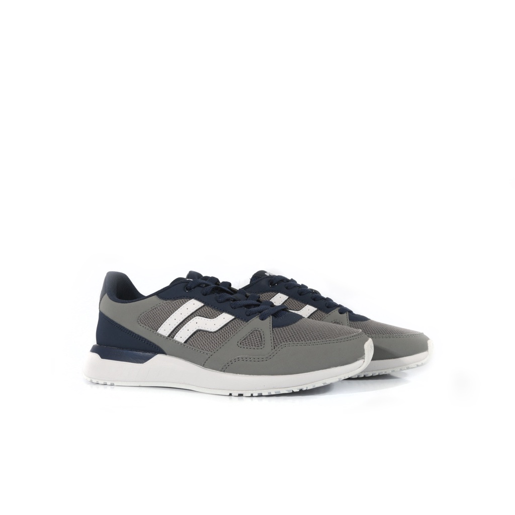 Sepatu Sneakers Pria - Piero Rusher Navy Grey P20974 - FX