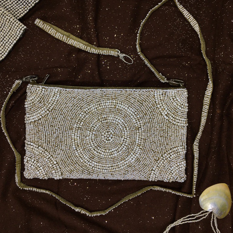 Tas Manik Monte Handmade Khas Bali JUMBO Size (25 x 15 cm: Tali Double)