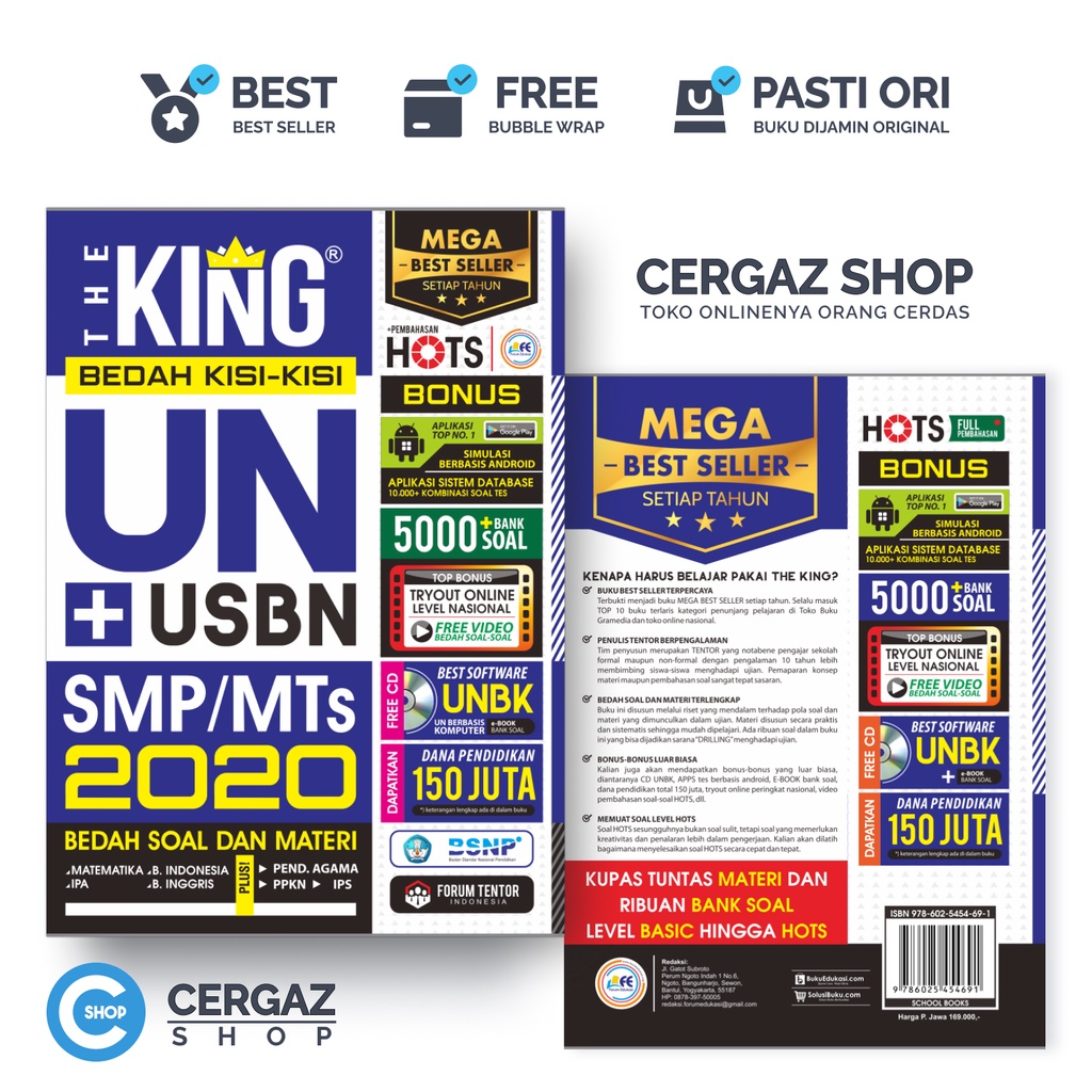 THE KING BEDAH KISI-KISI UN + USBN SMP/MTS 2020