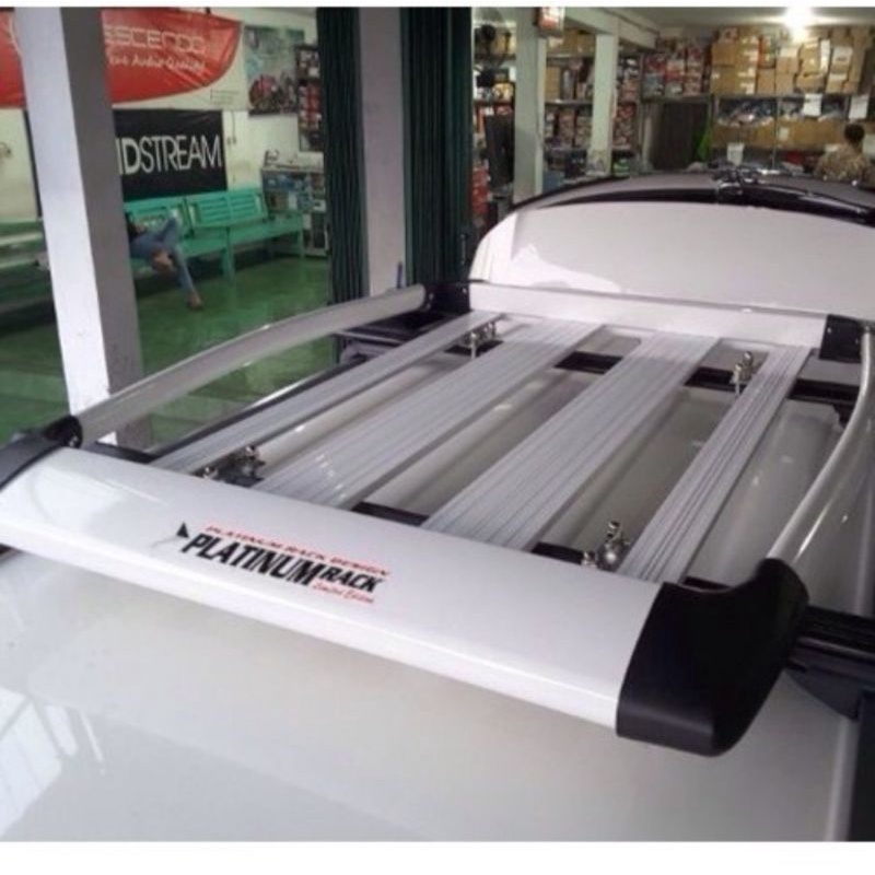 Paket Roof Rack + Cross Bar / Sport rack / Rak Atas Jepit Body Mobil Avanza Platinum