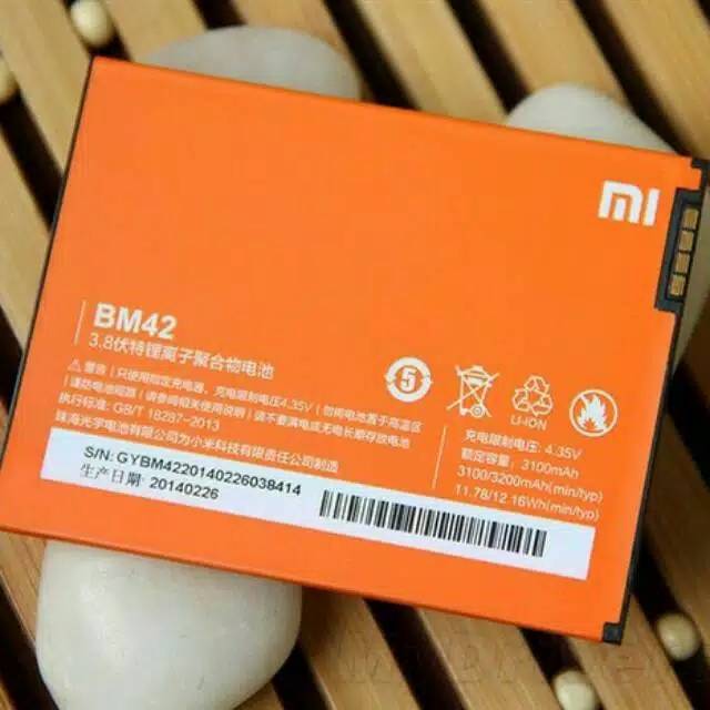 Batre bt Xiaomi Redmi Note 1 BM42 Original Redmi Note BM42
