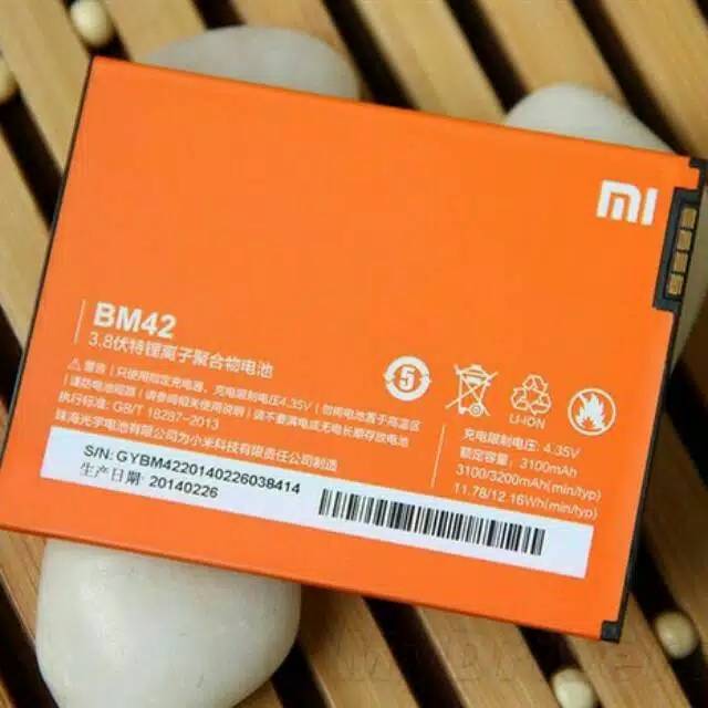 Batre bt Xiaomi Redmi Note 1 BM42 Original Redmi Note BM42