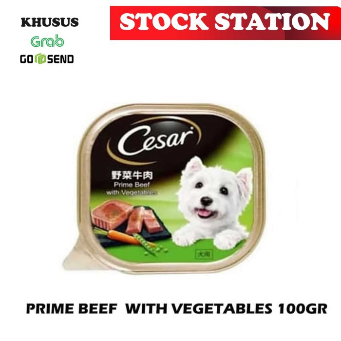 CESAR Prime Beef &amp; Veg 100gr (GRAB/GOSEND)