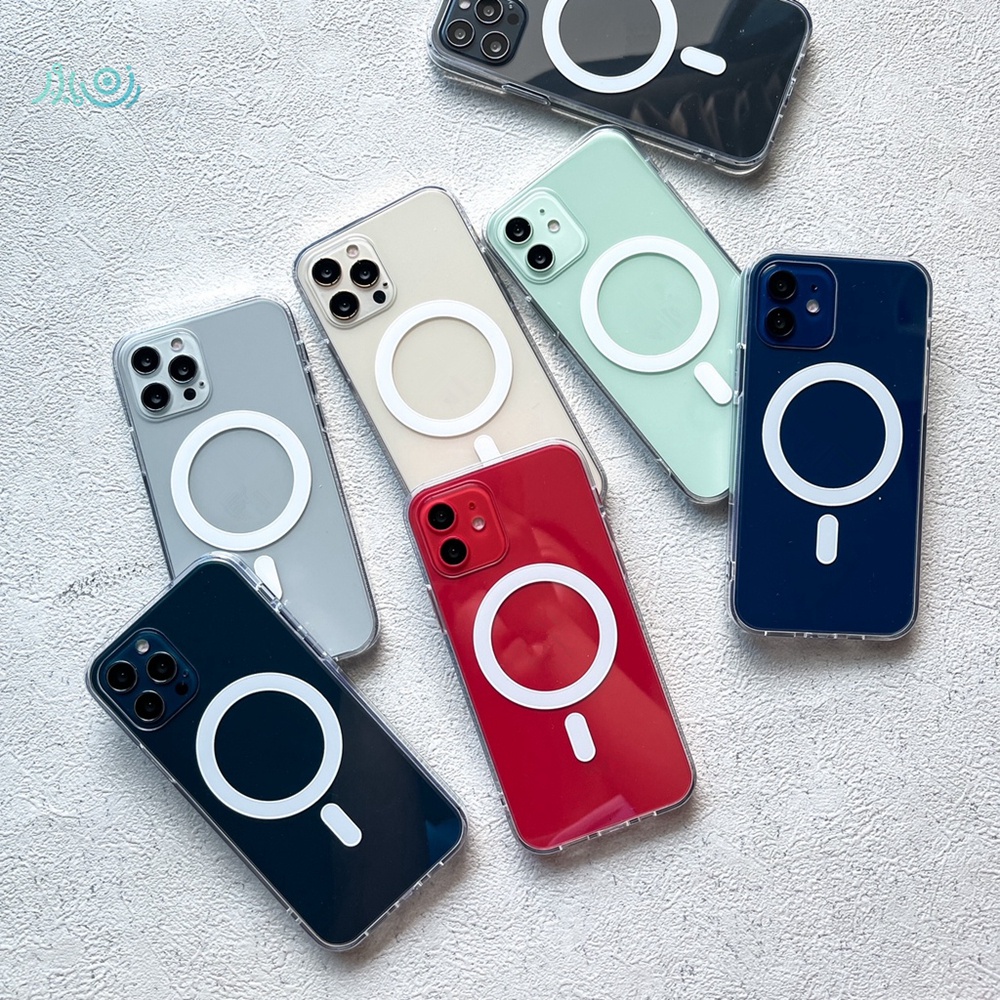 Soft Case Hp Dengan Magnet Untuk iPhone 11promax / 12 / 13pro / MAX Mini / X / XS / XR / 7 / 8plus / SE 2020