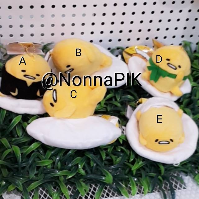 Gantungan Kunci / Keychain Gudetama Ukuran L &amp; S