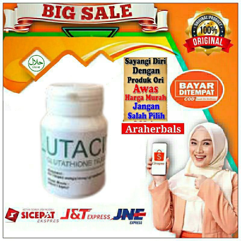 GLUTACID100% DIJAMIN ASLI WHITENING BOOSTER ORIGINAL