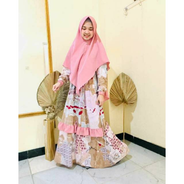 Gamis Set Khimar Syar'i / Kirei Set Syar'i