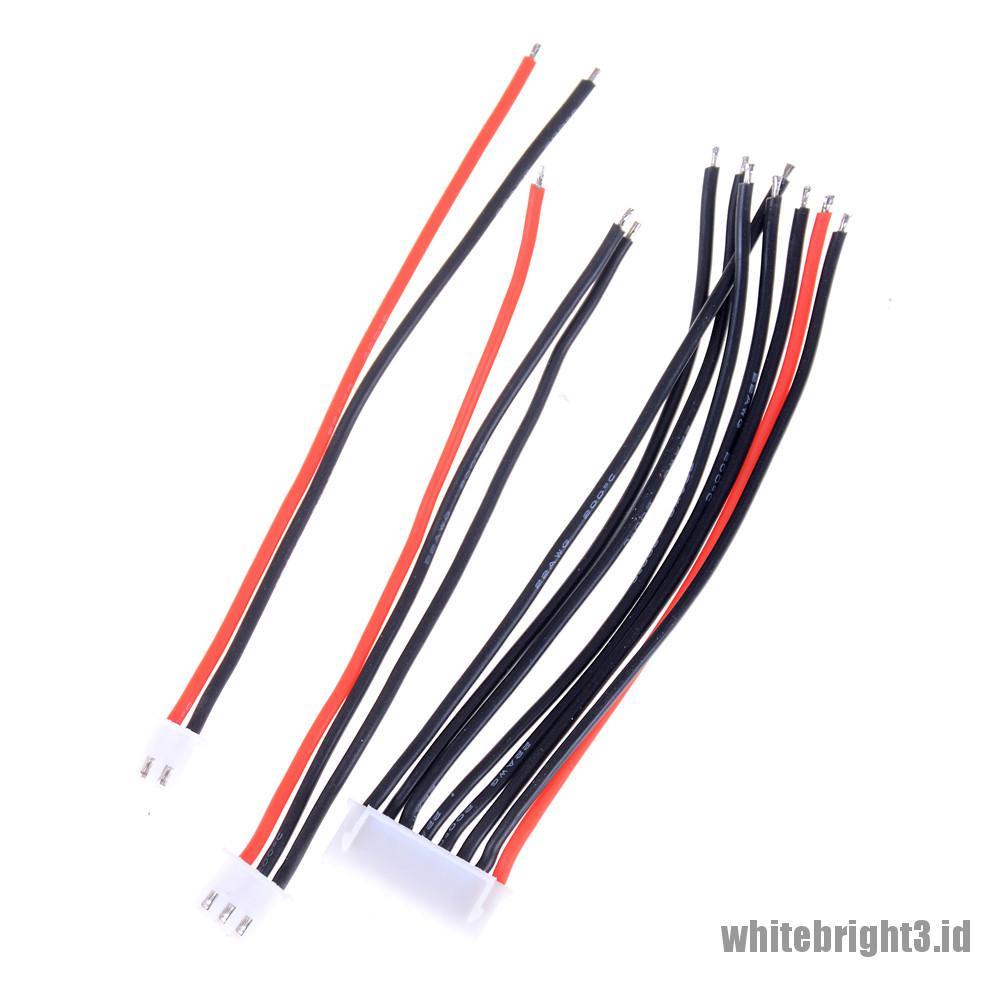 (white3) Kabel Charger Balance 2 / 3 / 4 / 5 / 6 / 7 / 8 / 9 / 10S 1P 22 AWG Bahan Silikon JST XH