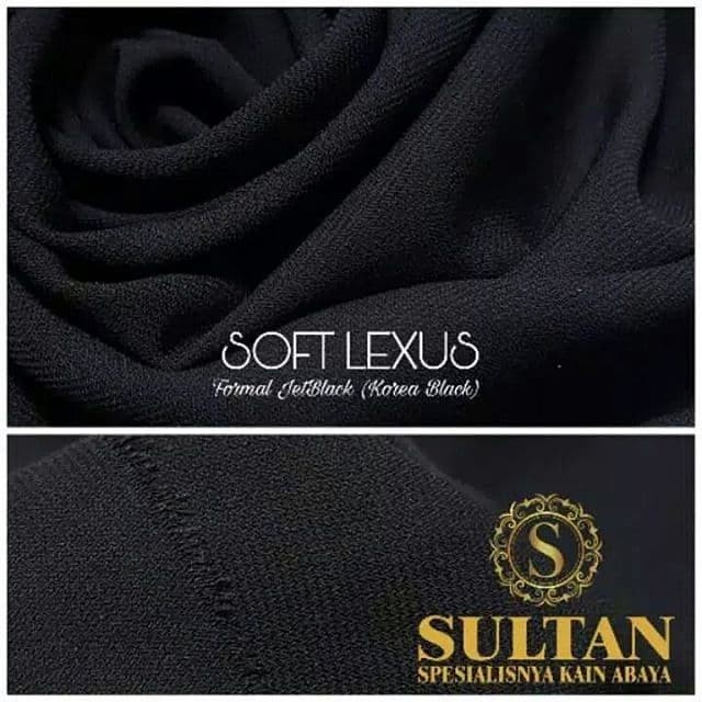 TERBARU     SOFT LEXUS POLOS WARNA FORMAL JETBLACK KAIN SULTAN