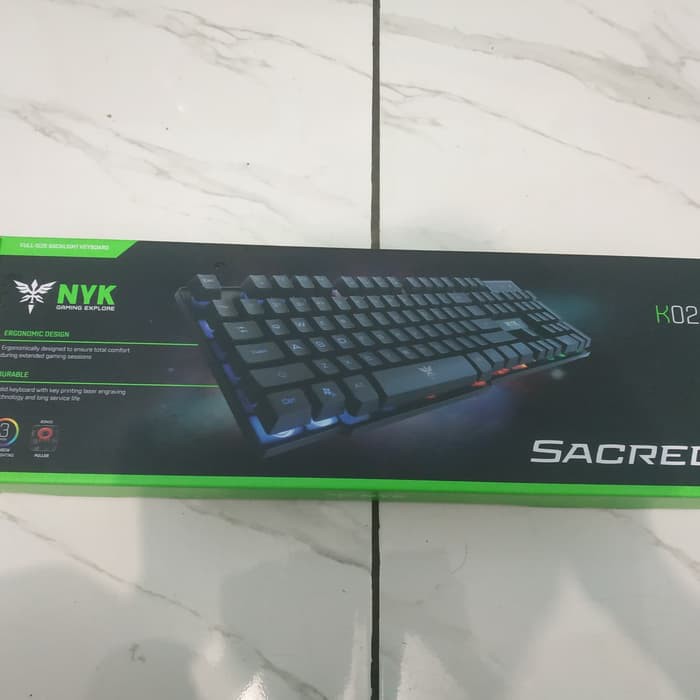 Keyboard Gaming NYK K02 Backlight NYK K-02 RGB Full Size