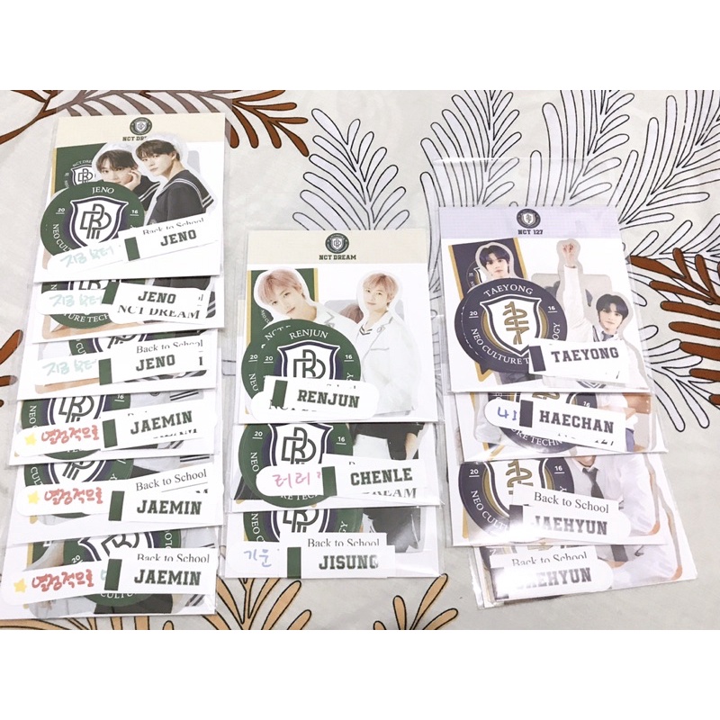 [READY STOCK]MD B2S NCT 127, NCT Dream Luggage Sticker + Photocard set