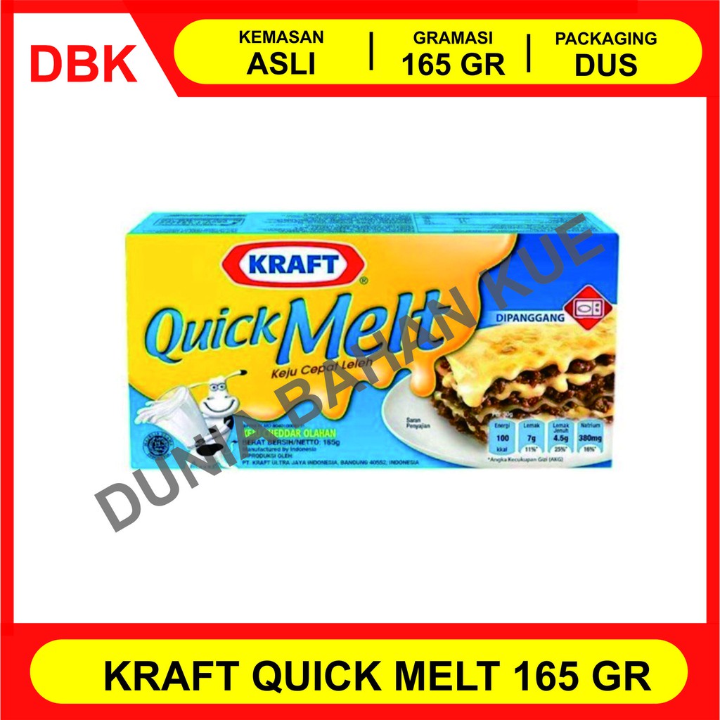 

KEJU KRAFT QUICK MELT - 165 GR