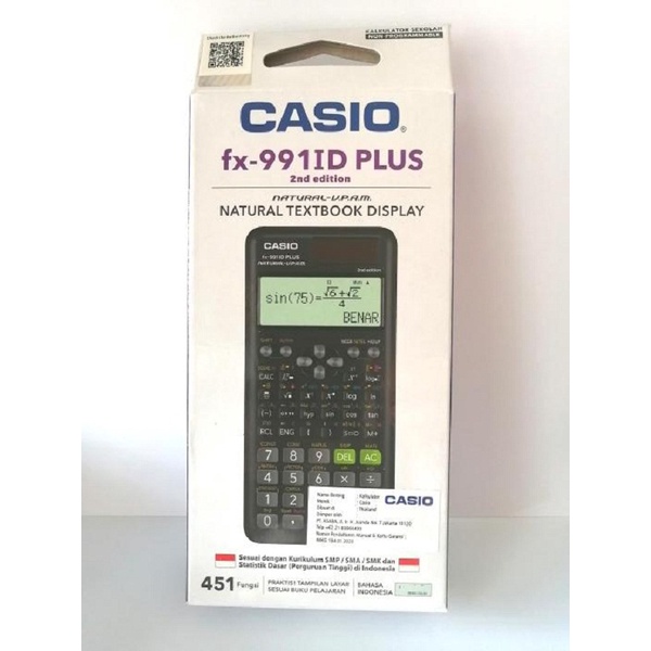

Kalkulator calculator scientific casio fx-991ID plus fx 991id plus ori