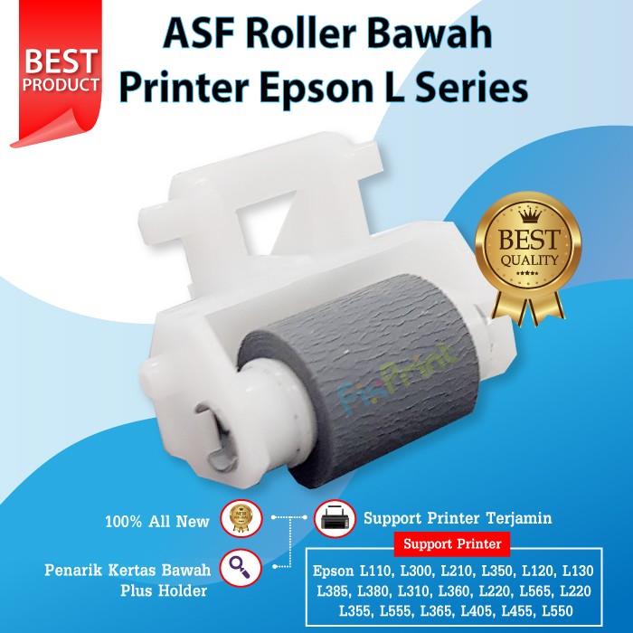 

TGR540S1 Asf Roller Penarik Kertas Epson L300 L310 L350 L355 Roll Printer L360 - Karet Atas E57Dtgfe