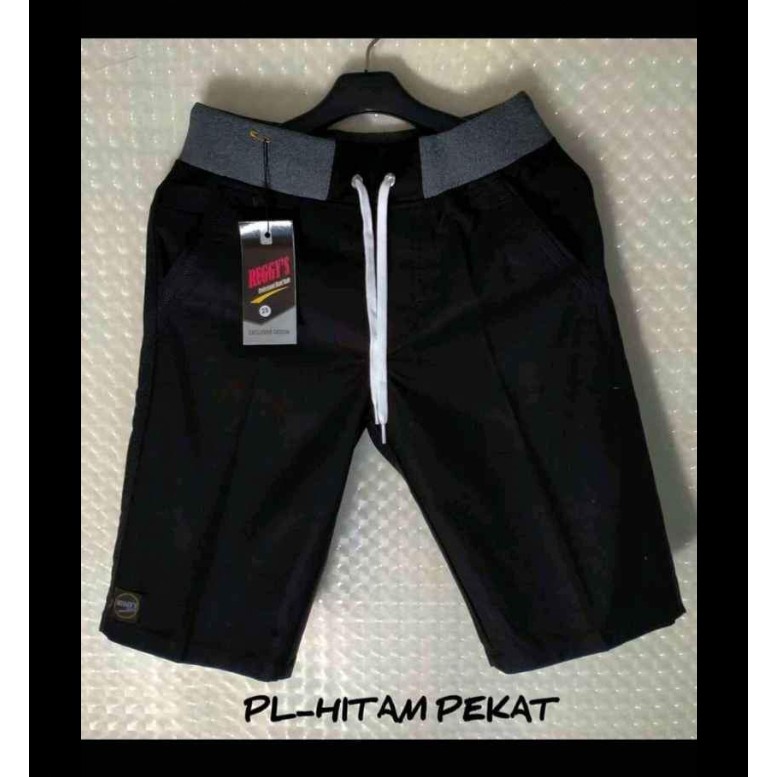 COD Celana Chino Pendek Pria mick pinggang karet rip katun chino pendek