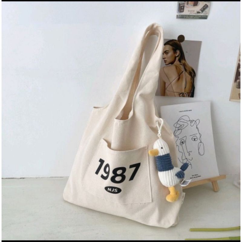 TOTEBAG KANVAS NJS BIG TOTE