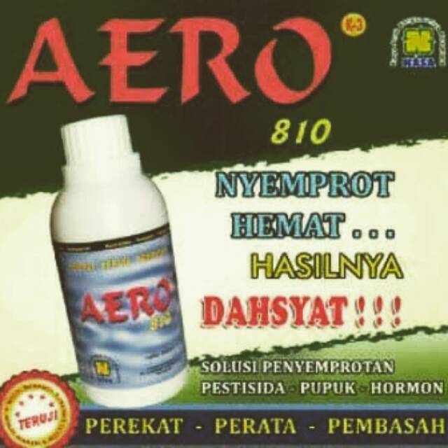 Aero 810 perekat organik nasa 250cc/perekat perata pembasah pestisida organik/perekat organik asli