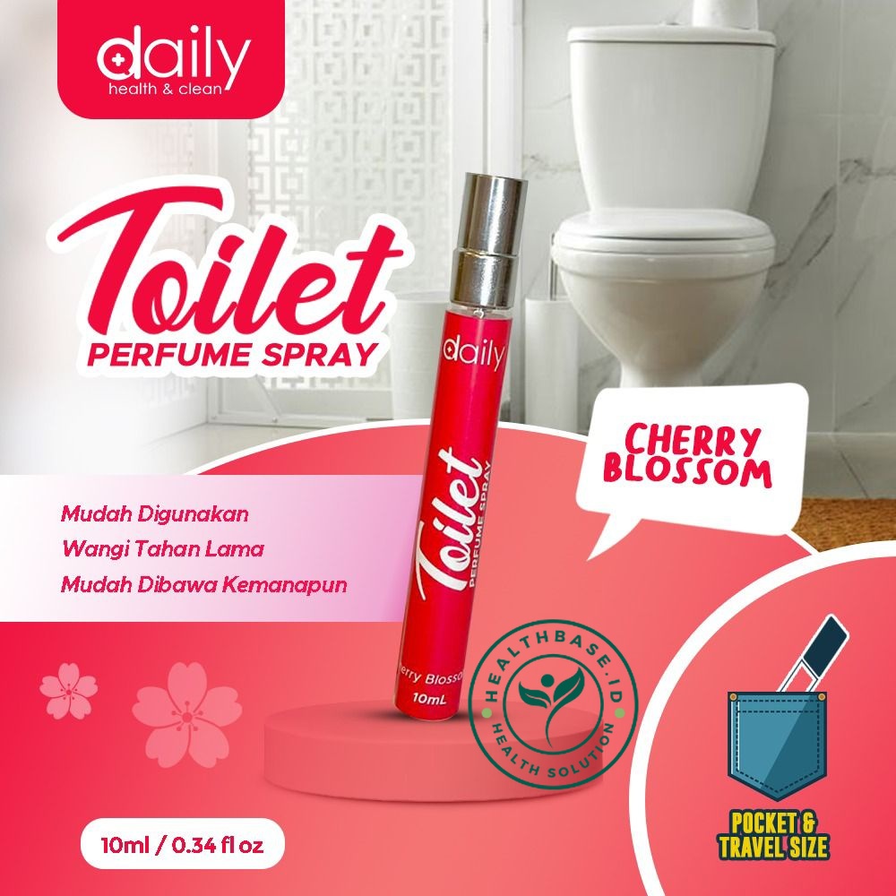 PARFUM TOILET DAILY TOILET PERFUME SPRAY PENGHARUM TOILET MENGHILANGKAN BAU TIDAK SEDAP