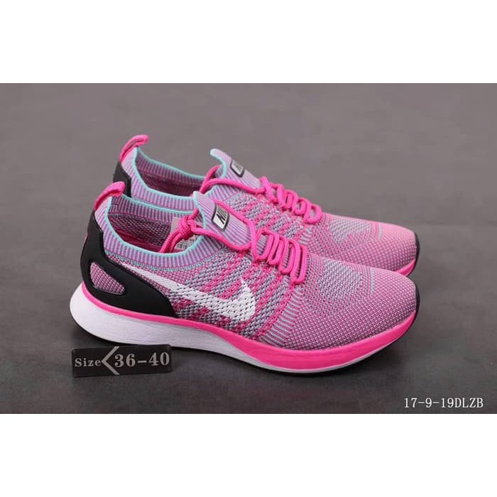 Sepatu Nike Racer Flyknit Mariah Pink / Cewe Wanita / Running Casual