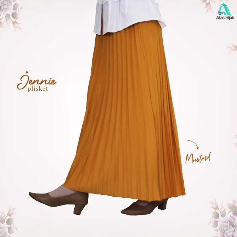 Rok plisket murah jennie rok plisket ||afas hijab ||ori
