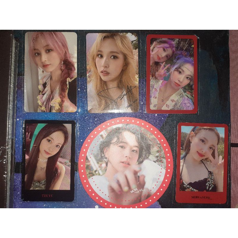 [TWICE]PHOTOCARD TWICE MORE&MORE/JIHYO/TZUYU/MINA/DAHYUN/CHAEYOUNG/NAYEON